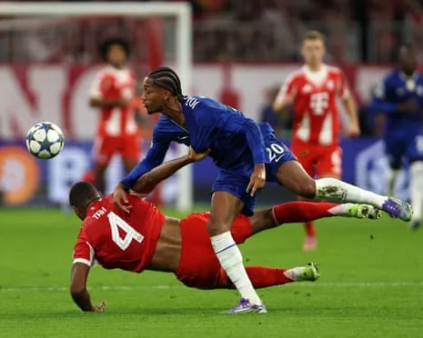 The Blues' boss fumes when the German giants center-back Tah avoids sending-off in Champions League loss